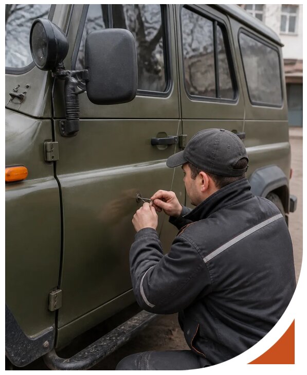 Профессиональное вскрытие автомобиля УАЗ без повреждений в Саранске